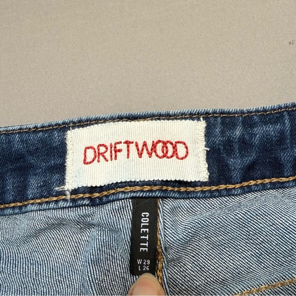 DRIFTWOOD embroidered ankle jeans, women’s 29. - Picture 4 of 7